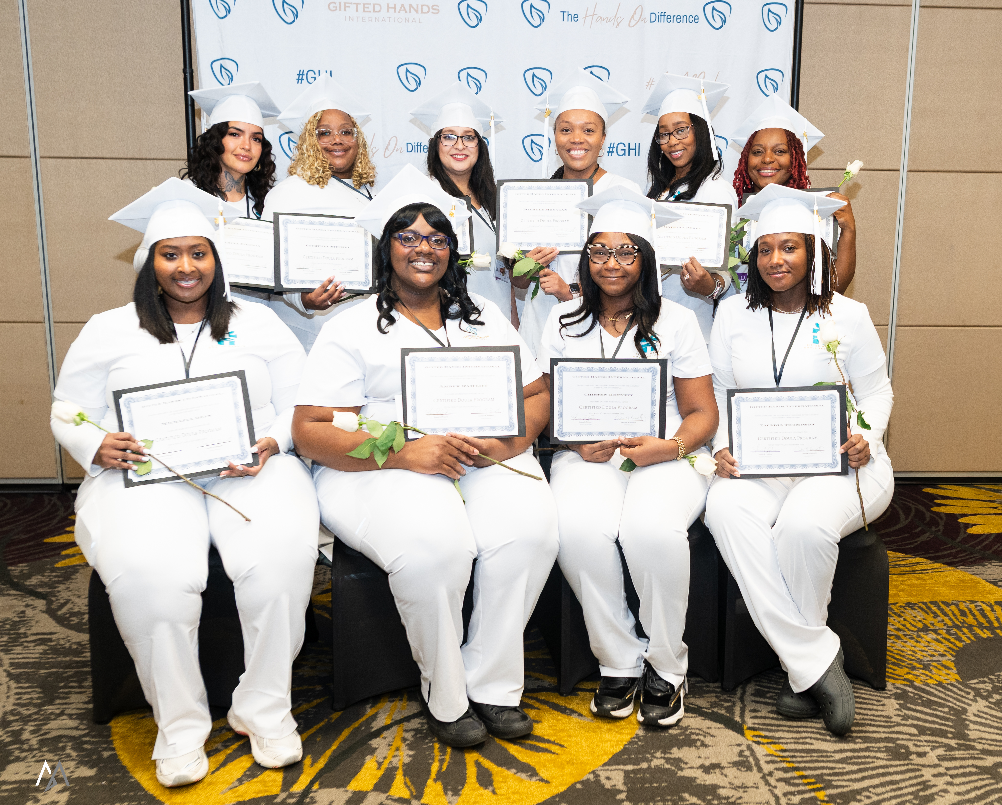 GHI graduates celebrating together